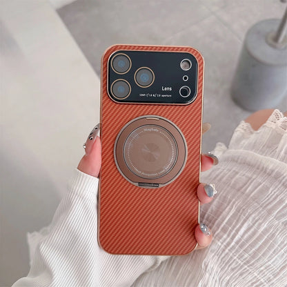 【折りたたみリングスタンド】耐衝撃 スリム TPU シンプル スタイリッシュ カーボン調デザイン スマホケース｜iPhone対応 #251228