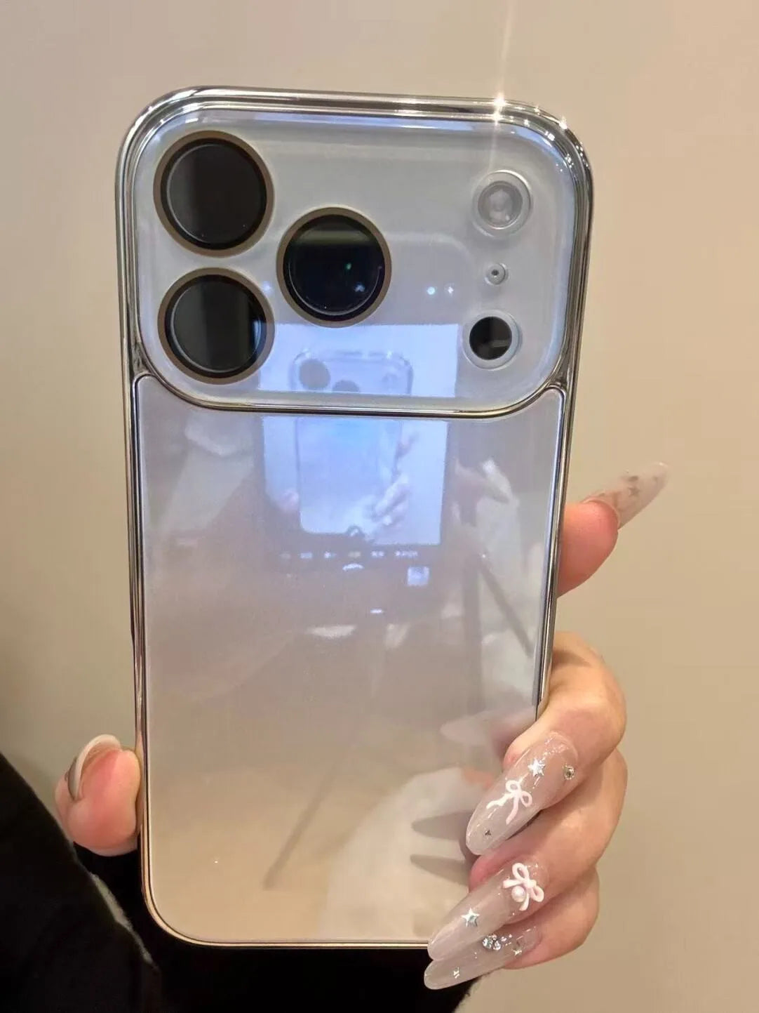 【メタリックミラー】グロスカラー × 光沢 スマホケース｜iPhone対応 #250126