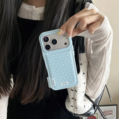 【韓国風 プチドット】水玉 パステルスマホケース｜iPhone対応 #240929