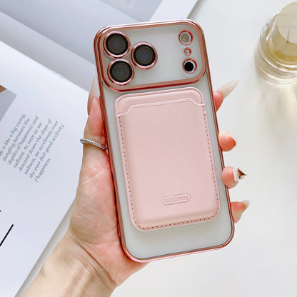 【Magnet内蔵】着脱可能 カードポケット付き クリア ススマホケース｜iPhone対応 #251219