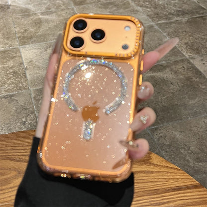 ビジューリング グリッターケース｜キラキラ×リング一体型iPhoneケース #240403