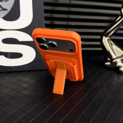 【スライドカードホルダー】スタンド付き×多機能スマホケース｜iPhone対応 #250114