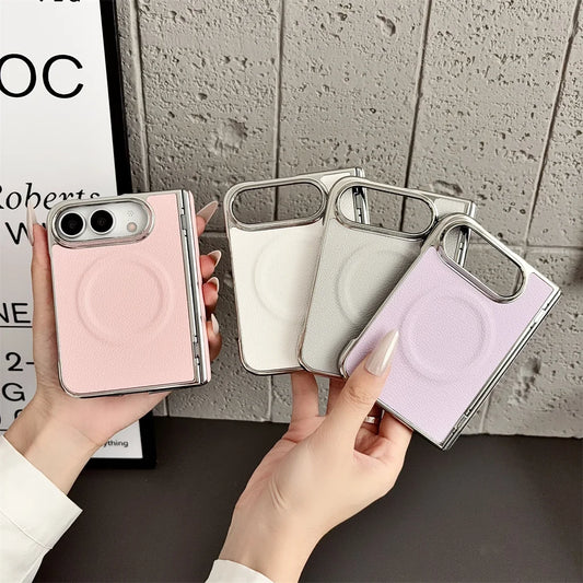 iPhone Duo パステルカラー マグネット内蔵ケース (全4色) モード・カジュアル #261201
