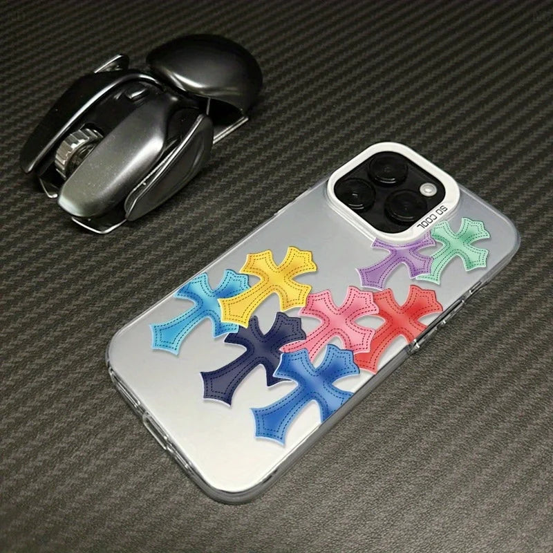 カラフルクロス パッチワークデザイン｜iPhone対応 #260123