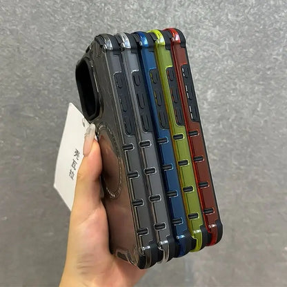 耐衝撃 タフデザイン iPhoneケース｜マグネット内蔵・全面保護 #231230