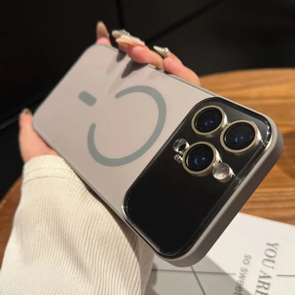 【Magnet内蔵】シンプルおしゃれ マット スマホケース｜iPhone対応 #251104