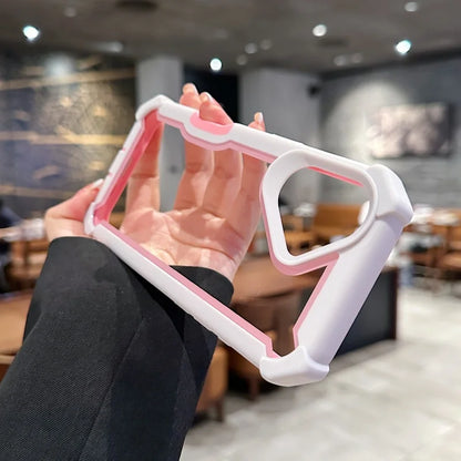 【クリアシリーズ】耐衝撃 TPUバンパー付き 透明スマホケース｜iPhone対応 #251103