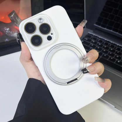 レザー調 リング付き iPhoneケース｜スタンド対応・マット仕上げ #260103