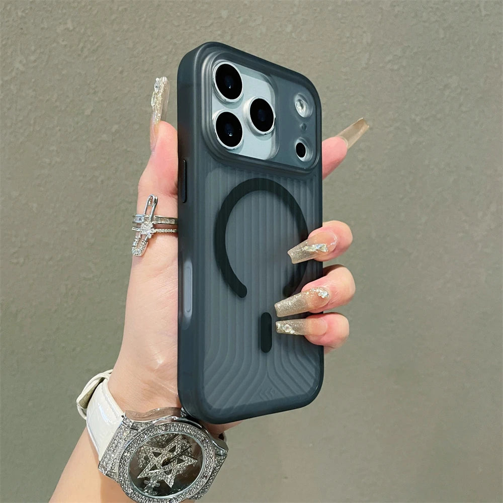 ネオンカラー リングデザイン iPhoneケース｜クリア・スタイリッシュ #261002