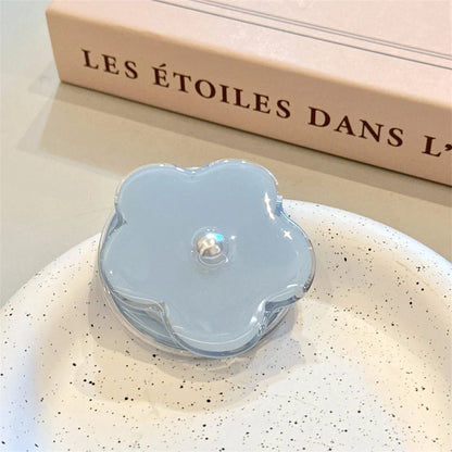 【スマホグリップ】フラワーパール パール付き お花 スタンド｜Magnet対応  #241113