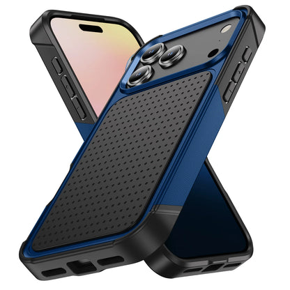 グリップデザイン 耐衝撃 iPhoneケース｜滑り止めバックパネル #240107