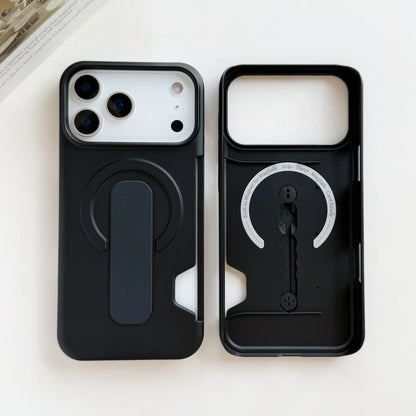 【Magnet内蔵】スライド式 シリコンベルト付き シンプルマット iPhoneケース #260128