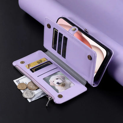 【ブックスタイル】シンプル レザー調 財布一体型 ブックスタイル 手帳型 iPhoneケース｜ショルダー対応 #240126