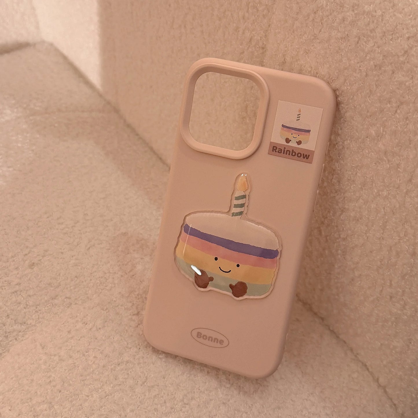 【スイーツシリーズ】キュートケーキデザイン スマホケース｜iPhone対応 #250822