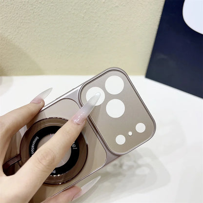 ミニマルリング マットケース｜シンプルカラー・折りたたみリング付き iPhoneケース #240402