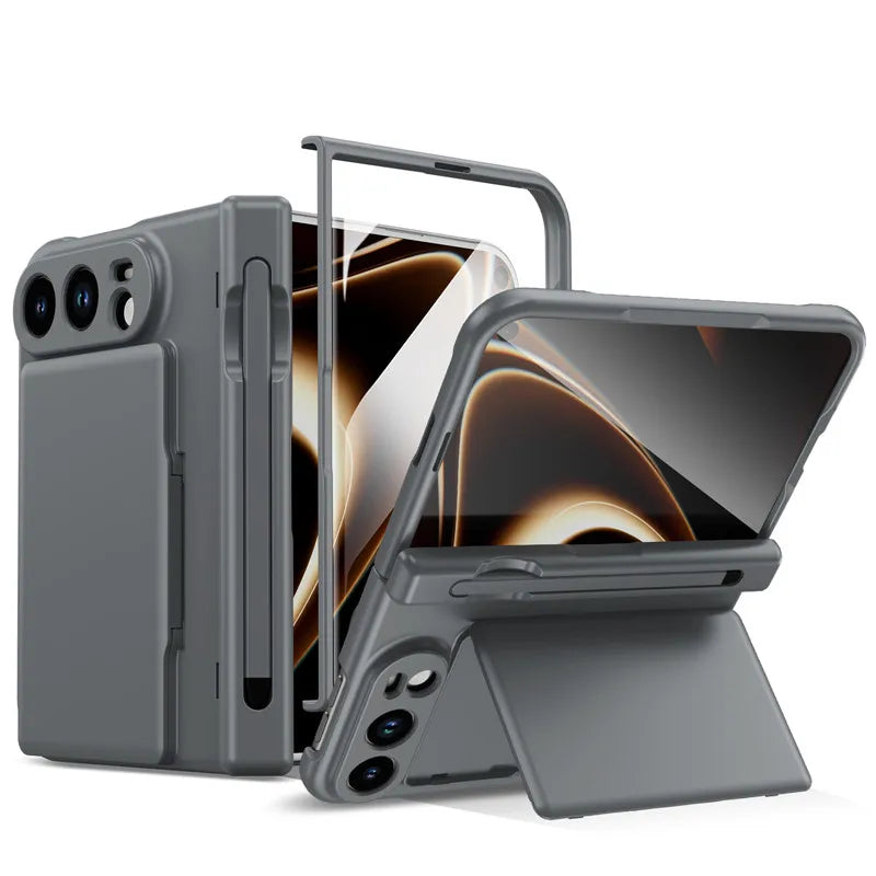iPhone Duo カード収納 スタンド付き iPhoneケース｜シンプル・マットカラー #261246　