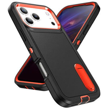 スタンド付き 耐衝撃 iPhoneケース｜折りたたみキックスタンド ネオンバイカラー #240109