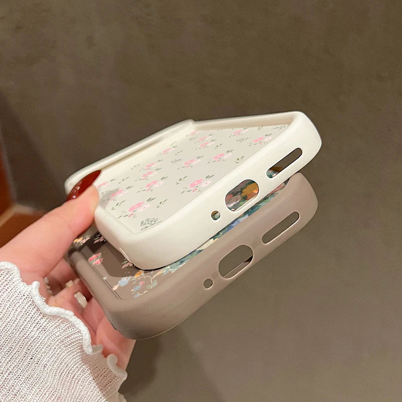 【Google Pixel対応】ボタニカルフラワー スマホケース（全5色）大人かわいい・レトロガーリー #261161