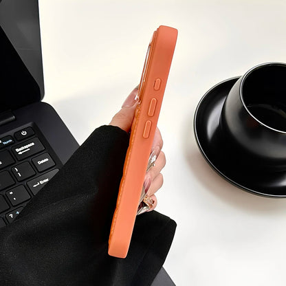 【ハートキルティング 】立体ステッチ レザー調 スマホケース｜iPhone対応 #241022