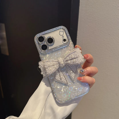 パールリボンビジュー iPhoneケース (全2色) トレンド・ガーリー #261232