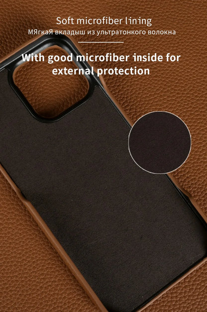 【本革シリーズ】フェイスレザースマホケース｜iPhone対応 #241015