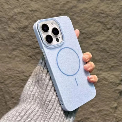 【Magnet内蔵】キラキラ ラメ入り グリッター 光沢 シンプル 高級感 スリム 耐衝撃 スマホケース カバー｜iPhone対応 #250409