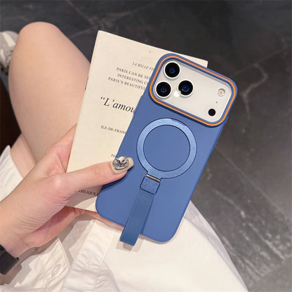 折りたたみ付き リングスタンド付き マットカラー スマホケース｜iPhone対応 #251122