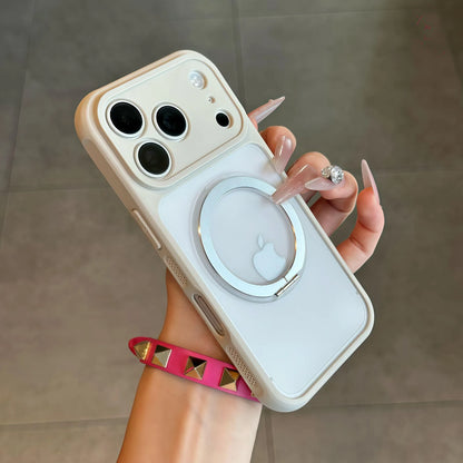 マットカラー iPhoneケース｜ビビッド配色・リング一体型・耐衝撃デザイン #240412