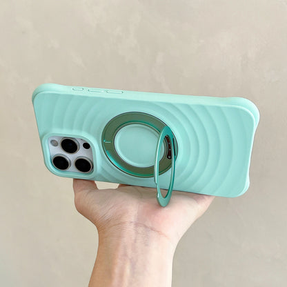 【マグネットスタンド付き】シンプルカラー シリコン スマホケース｜iPhone対応 #251221