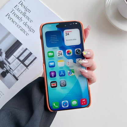 【クロコ調レザー】スリム ハンドベルト付 スマホケース｜iPhone対応 #240921