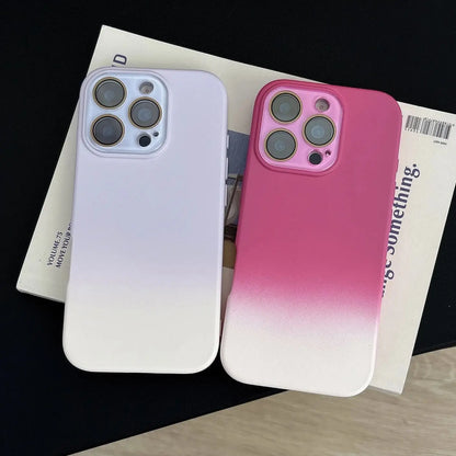 【グラデーションカラー】スマホケース グラデカバー 全面保護 TPU シンプル可愛い おしゃれ 韓国風 ｜iPhone対応 #251220