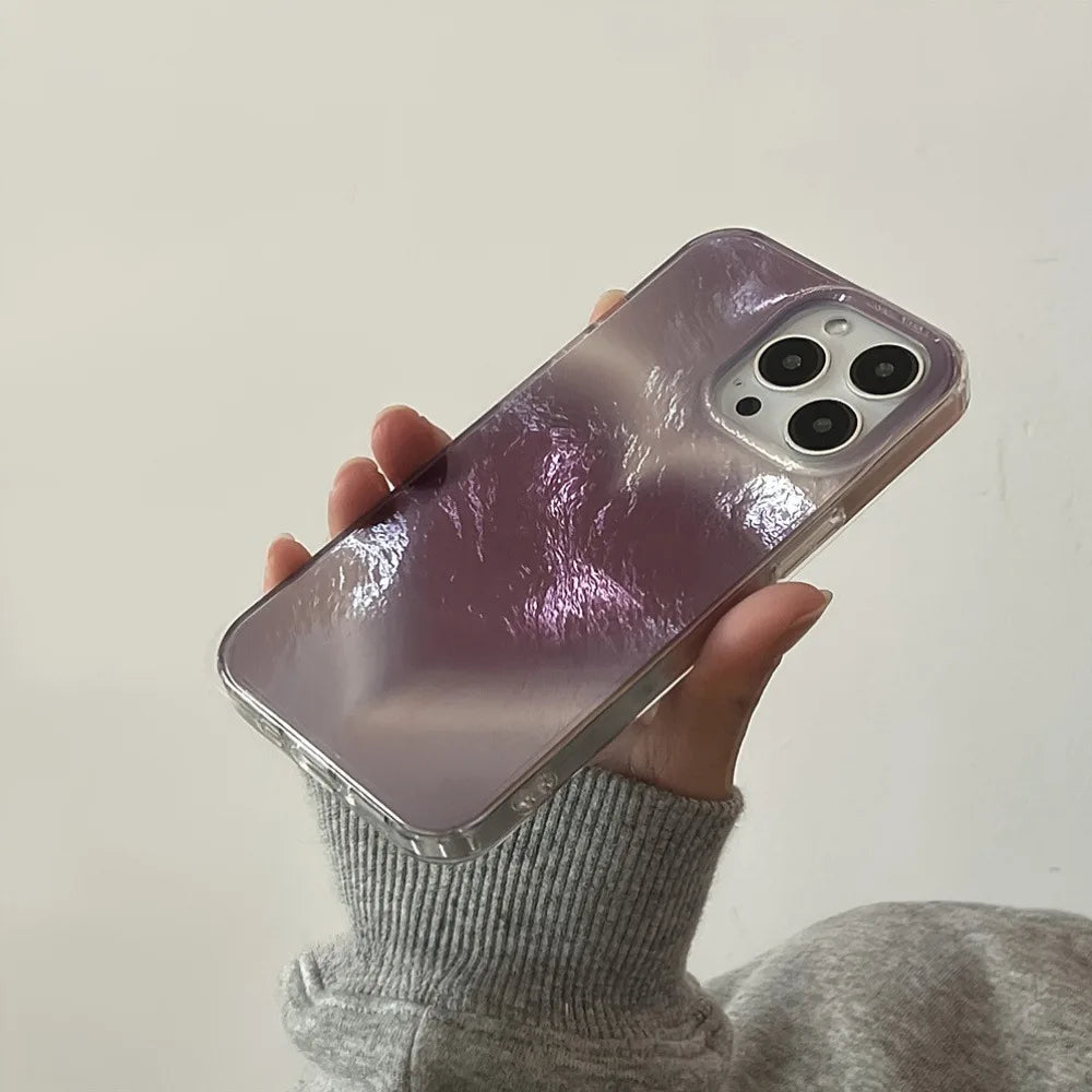 くすみカラー ハートグラデ 滲みチーク ケース｜iPhone対応 #260127