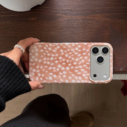 【ピンクバンビ】Banbi 鹿柄 チャーム付き スマホケース｜iPhone対応 #240614