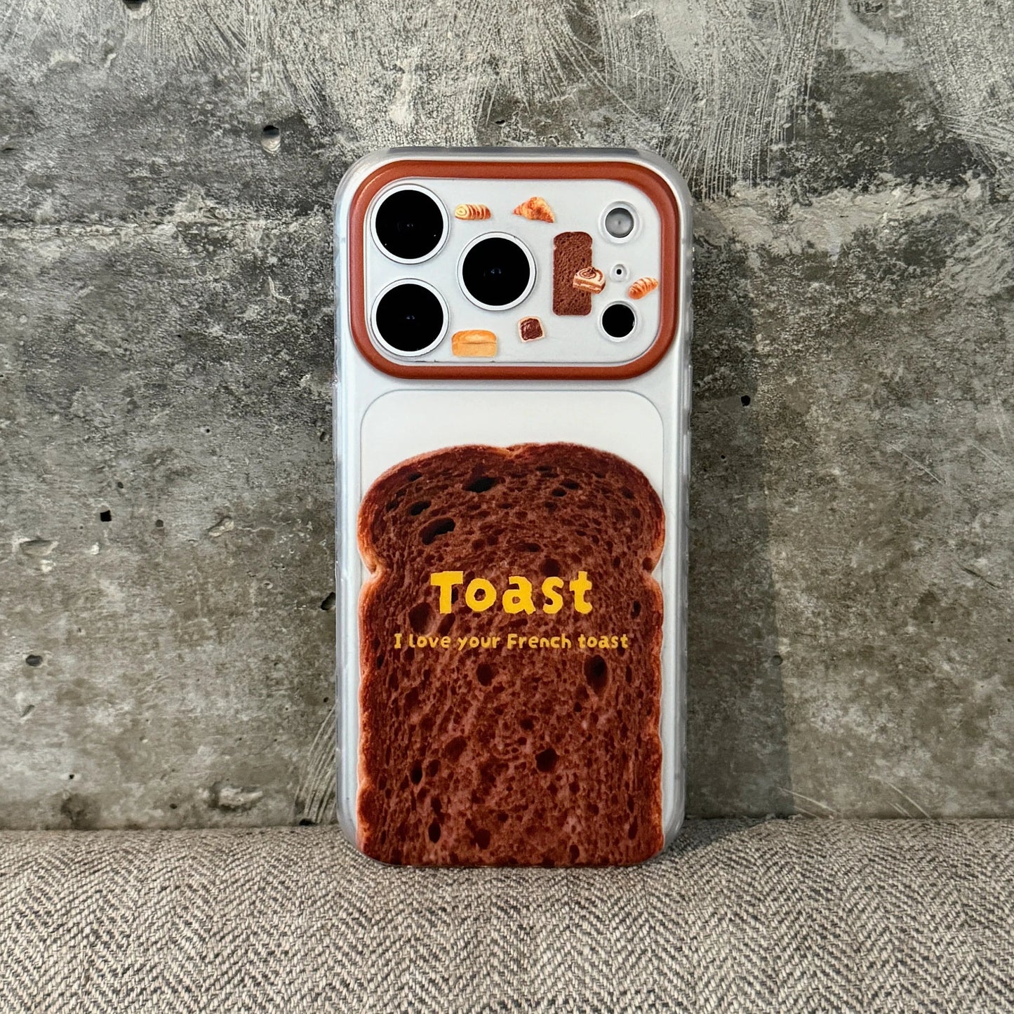 チョコ トースト ほくほくのパン iPhoneケース｜フレンチ風 #261014