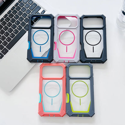 Magnet対応 iPhoneケース｜耐衝撃フレーム・クリアデザイン #240524