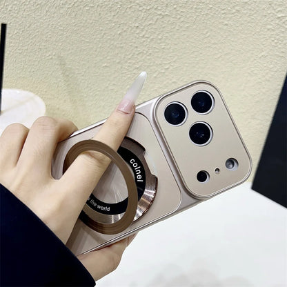 ミニマルリング マットケース｜シンプルカラー・折りたたみリング付き iPhoneケース #240402