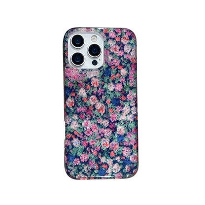 【レトロフラワー】大人可愛い 花柄 クリアケース｜iPhone対応 #250517