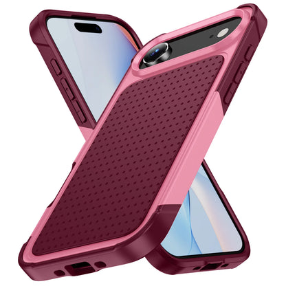 グリップデザイン 耐衝撃 iPhoneケース｜滑り止めバックパネル #240107