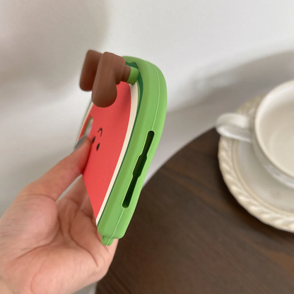 【ゆるかわスイカちゃん】3D立体 ショルダーケース｜iPhone対応 #250718