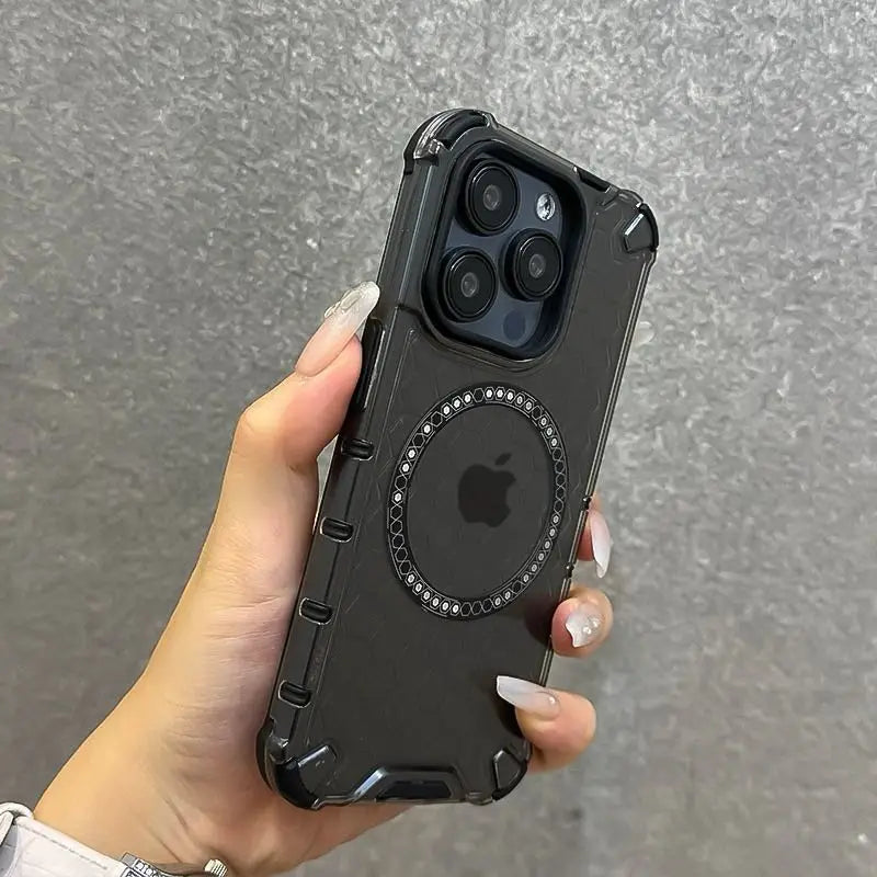 耐衝撃 タフデザイン iPhoneケース｜マグネット内蔵・全面保護 #231230