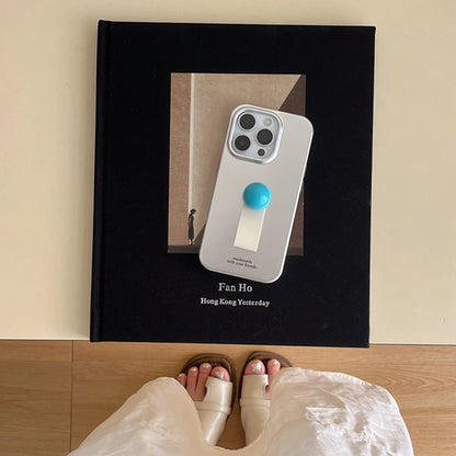 【シルバー×カラーポップ】レトロ ポップ バンドケース｜iPhone対応 #250723