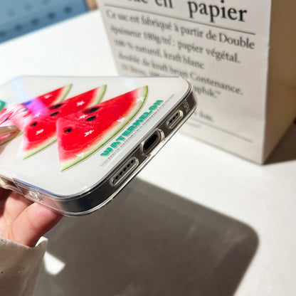 【スターウォーターメロン】すいかスライス ケース｜iPhone対応 #250720