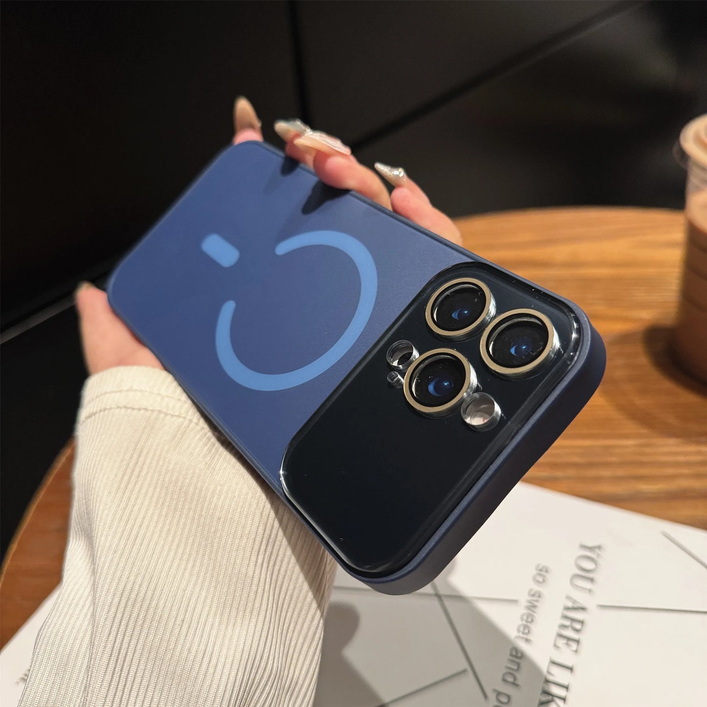 【ワイヤレス充電対応シリーズ】 シンプルおしゃれ マット スマホケース｜iPhone対応 #251104