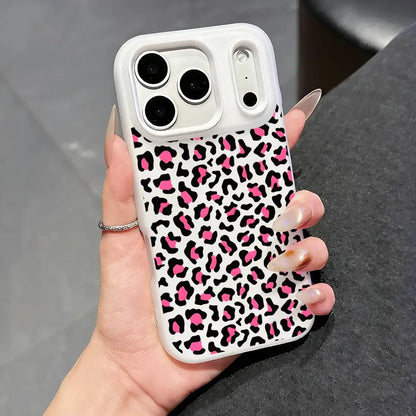 カラーレオパード iPhoneケース｜ポップ カラフルデザイン・耐衝撃ケース #240302