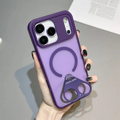 【スタンドシリーズ】メタルリング付き マグネット対応 おしゃれ耐衝撃スマホケース｜iPhone対応 #251121