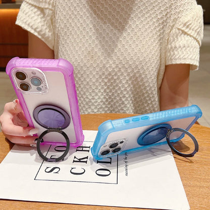 リング付き iPhoneケース｜クリアタイプ・スタンド対応 #240521