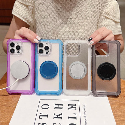 リング付き iPhoneケース｜クリアタイプ・スタンド対応 #240521