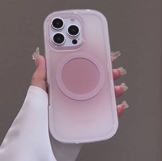 【Magsafe対応】ふんわりチーク 滲み グラデデザイン｜iPhone対応 #241216