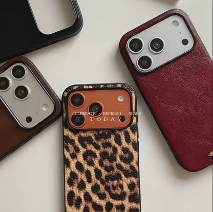 【クラシックハンドトラップ】レザーポケット × キーリング スマホケース｜iPhone対応 #240815