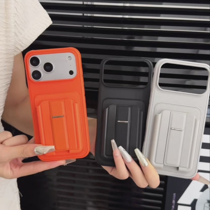 【スライドカードホルダー】スタンド付き×多機能スマホケース｜iPhone対応 #250114